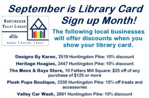 Library card sign up month2
